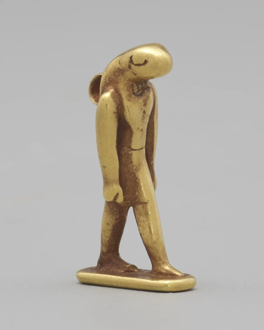 Nehebkau Amulet by Egyptian, metalwork, -700--300