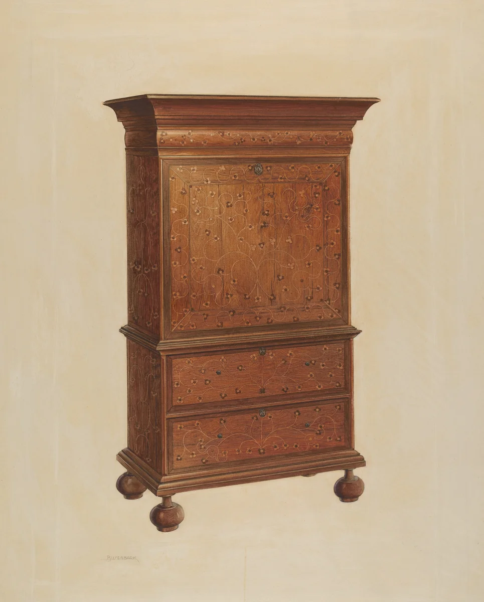 Secretary by Earnest Busenbark, index of american design, 1938