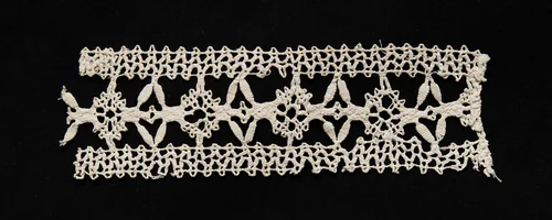 Bobbin Lace (Needlepoint Design) Insertion by Unknown, textile, 1550-1599