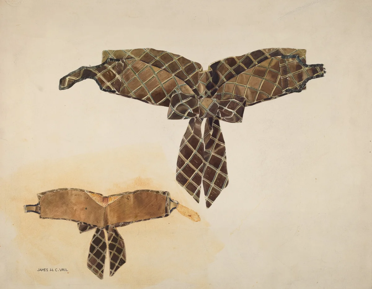 Cravat by James H.C. Vail, index of american design, 1937
