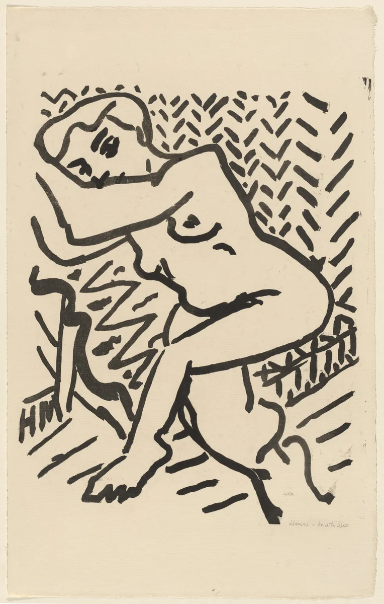 Small Light Woodcut (Petit bois clair) by Henri Matisse, print, 1906