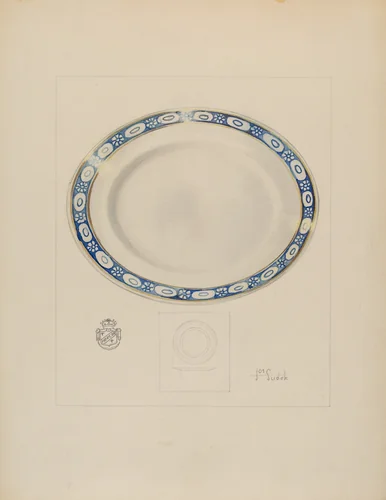 Saucer by Joseph Sudek, index of american design, 1937