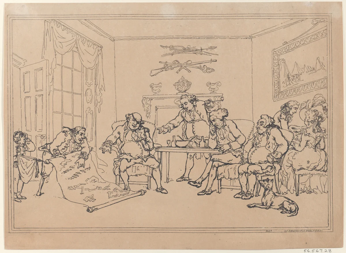 Army by Thomas Rowlandson, print, 1787