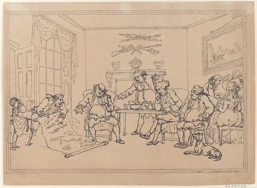Army by Thomas Rowlandson, print, 1787
