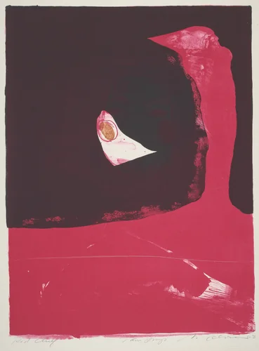 Red Chief by Nathan Oliveira, print, 1963