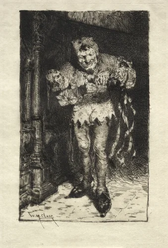 The Jester by William Merritt Chase, print, 1885-1895