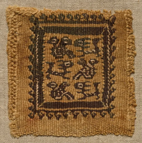 Fragment, with a Segmentum, from a Tunic by Unknown, textile, 400-699