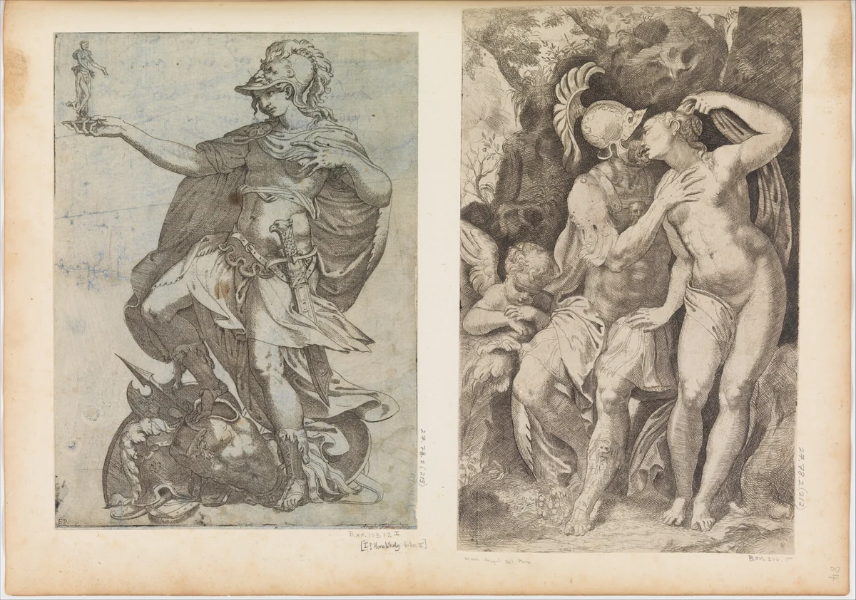 Bellona by Angiolo Falconetto, print, 1555-1567