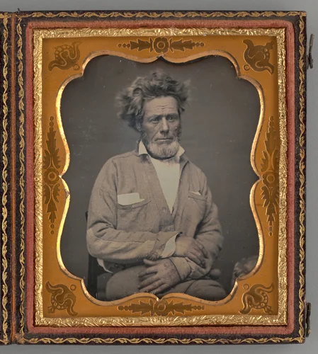 Untitled (Portrait of a Seated Man) by Unknown maker, other, 1851
