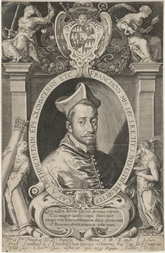 Francis Sylvestri, Cardinal by Aegidius Sadeler II, print, 1604