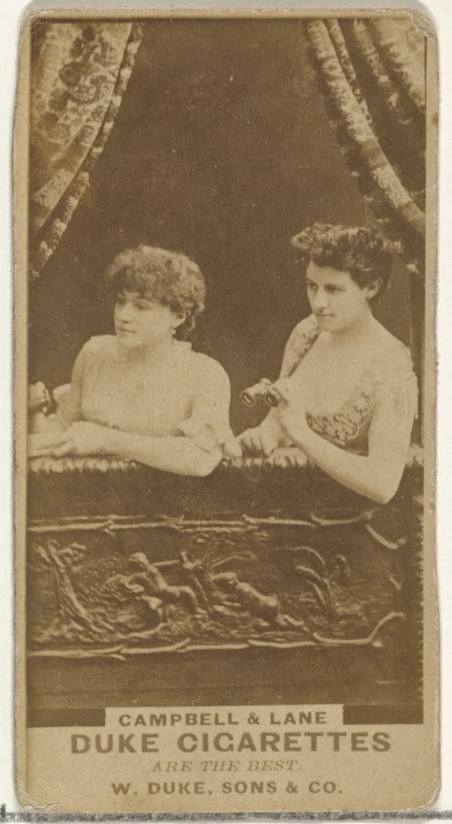 Campbell & Lane, from the Actors and Actresses series (N145-7) issued by Duke Sons & Co. to promote Duke Cigarettes by W. Duke, Sons & Co., photograph, 1880-1889