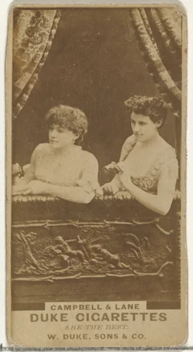 Campbell & Lane, from the Actors and Actresses series (N145-7) issued by Duke Sons & Co. to promote Duke Cigarettes by W. Duke, Sons & Co., photograph, 1880-1889