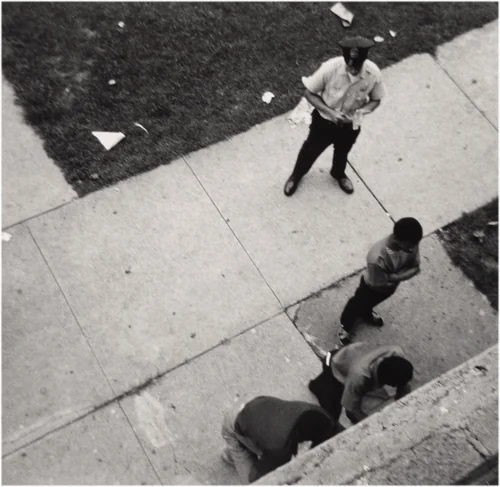 In a Time of Panthers 1, Chicago Summer 1967 by Jeffrey Henson Scales, photograph, 1967