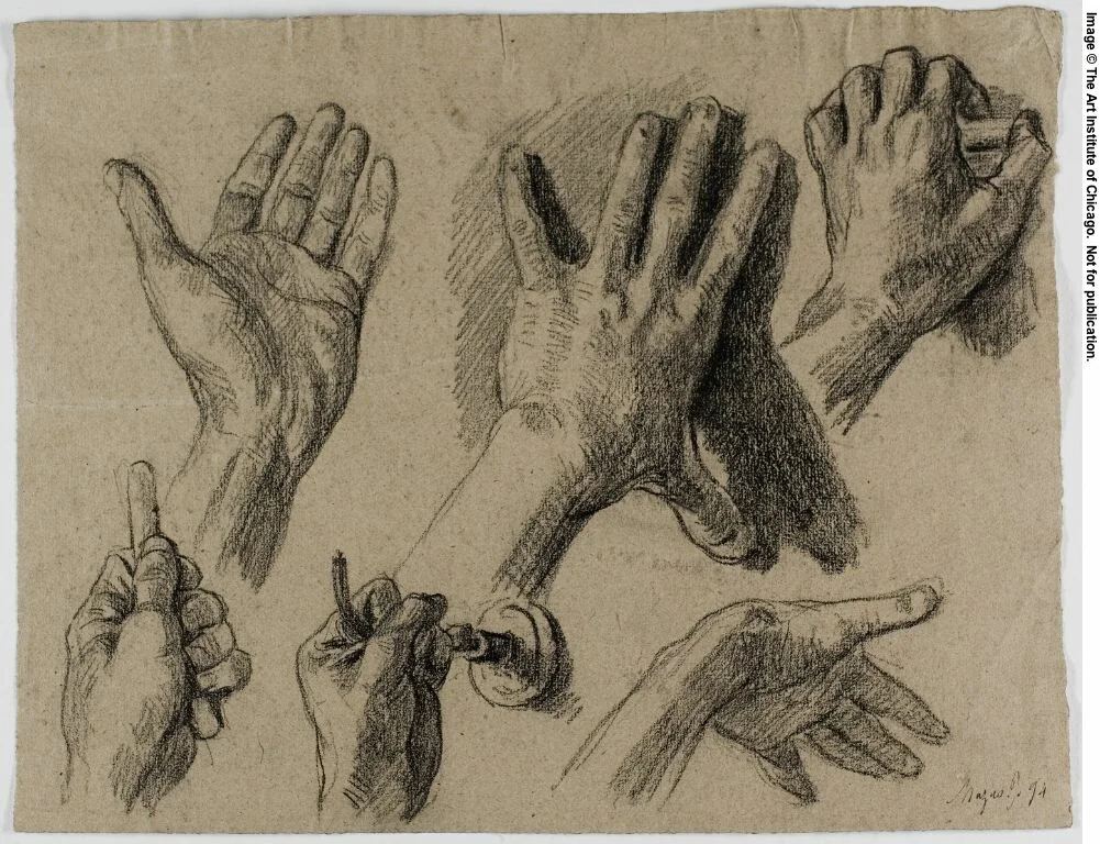 Study for Mazas by Maximilien Luce, print, 1894