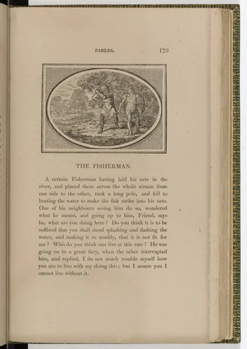 Headpiece (page 173) from The Fables of Aesop by Thomas Bewick, illustrated book, 1818