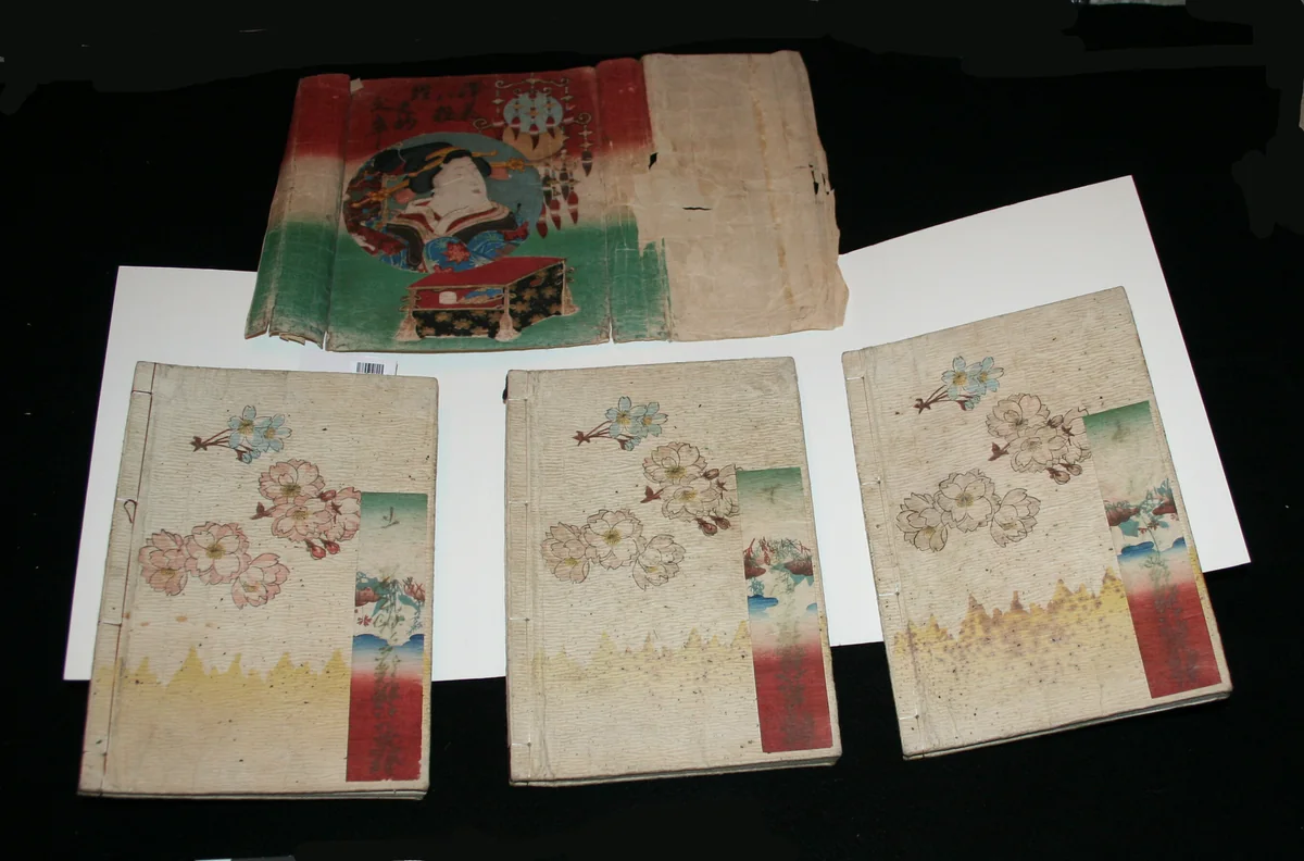 Shakahasso zokuyamato bunko (Erotic parody versions of Shaka Hasso Yamato Bunko written by Mantei Oga)(0020) by Koikawa Shozan, book, 1849-1859