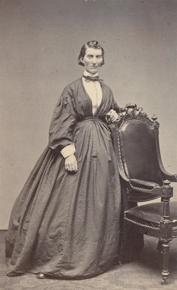 Frances Clayton by Samuel Masury, photograph, 1860-1870
