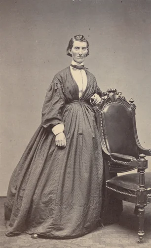 Frances Clayton by Samuel Masury, photograph, 1860-1870