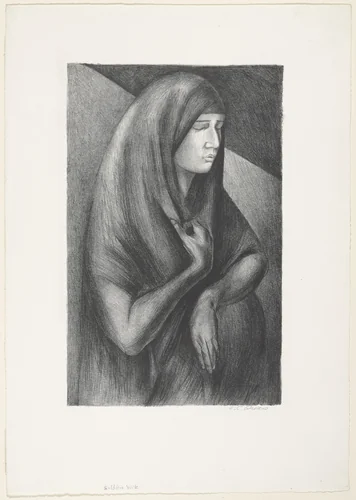 Soldier's Wife by José Clemente Orozco, print, 1929