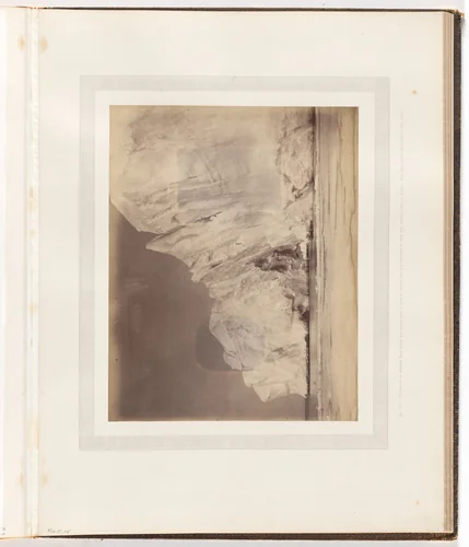 "Section of an immense berg, which was nearly half a mile in length" by George P. Critcherson, John L. Dunmore, William Bradford, photograph, 1869