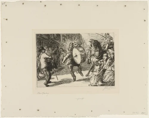 Man Monkey by John Sloan, print, 1905