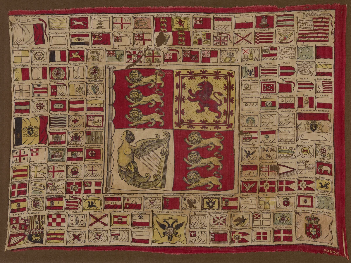 Panel by Possibly England, textile, 1840-1849