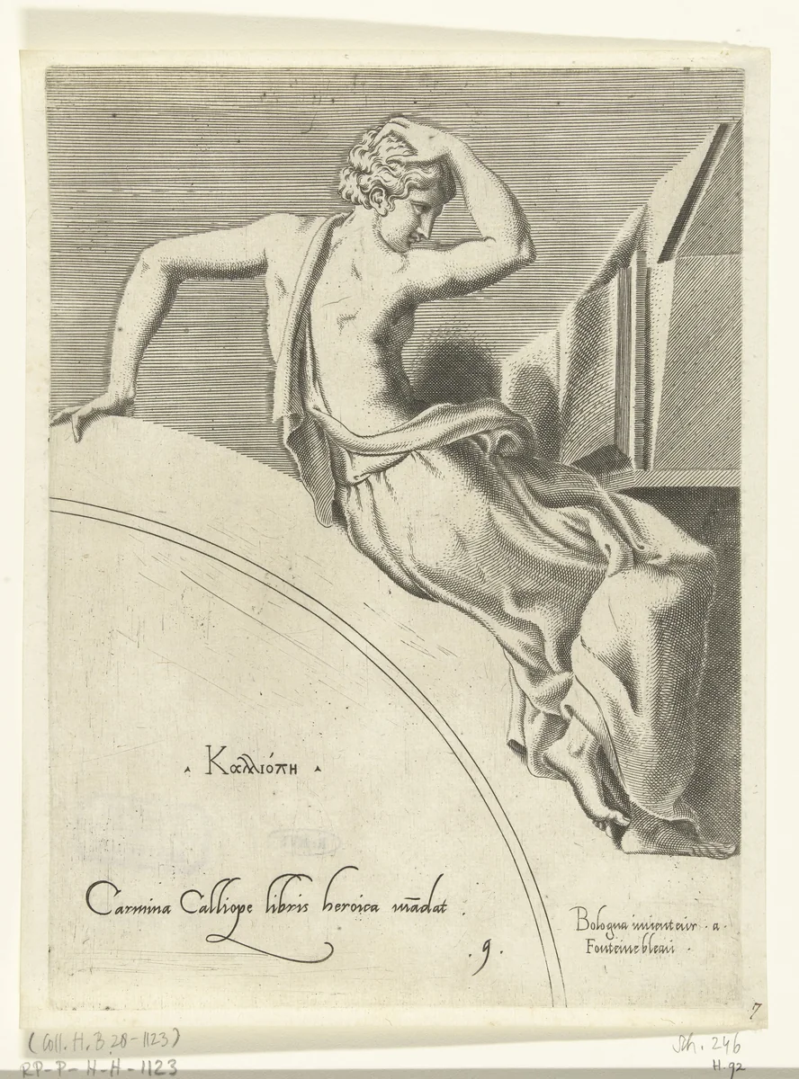 Calliope by Unknown, print, 1540-1555