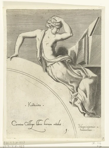 Calliope by Unknown, print, 1540-1555
