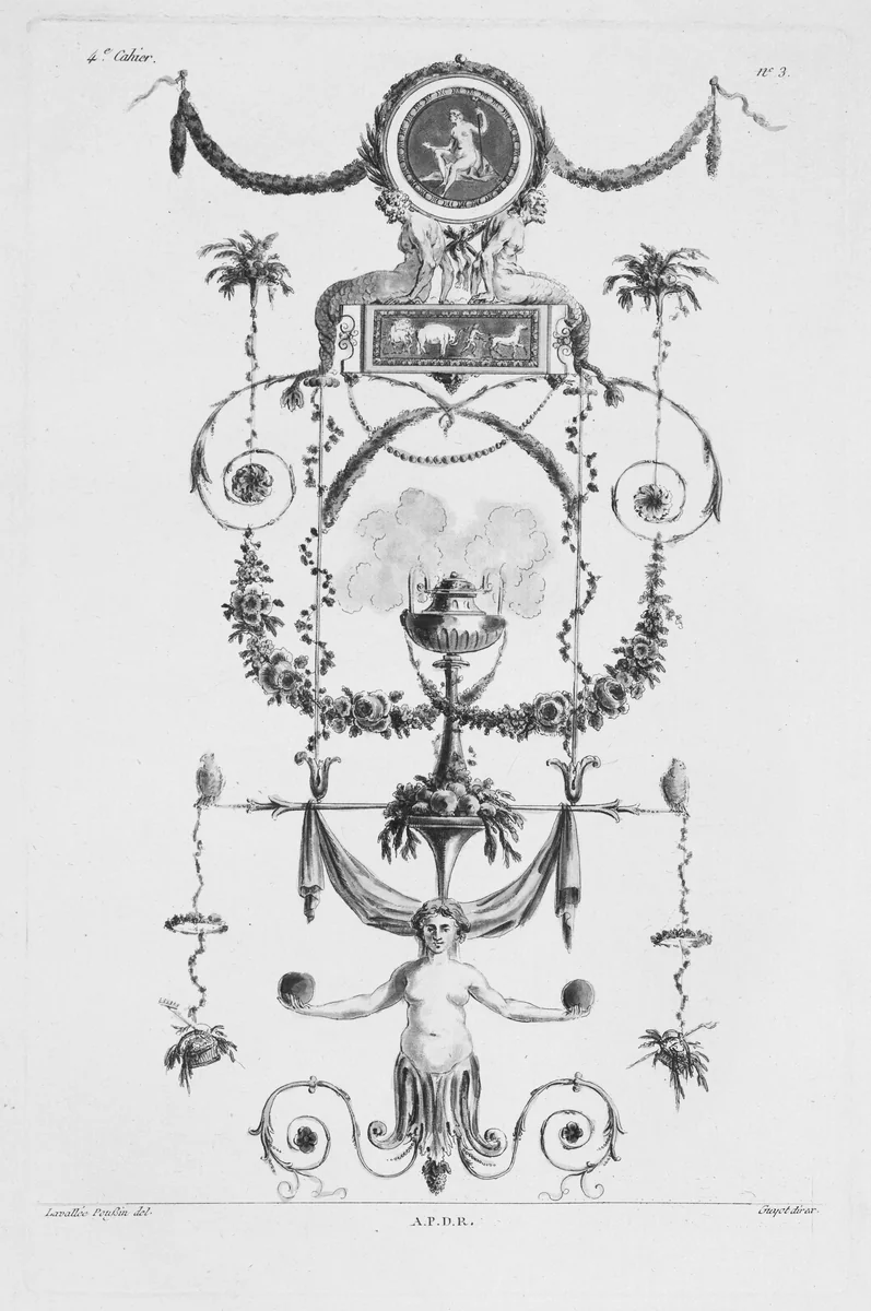 Nouvelle Collection d'Arabesques by Etienne de Lavallée-Poussin, book, 1790
