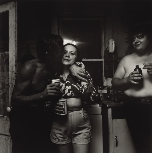Oslin's Graduation Party, Martins Creek, Pennsylvania by Larry Fink, photograph, 1977