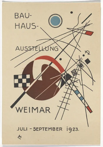 Bauhaus Ausstellung Weimar Juli - September 1923 by Wassily Kandinsky, design, 1923