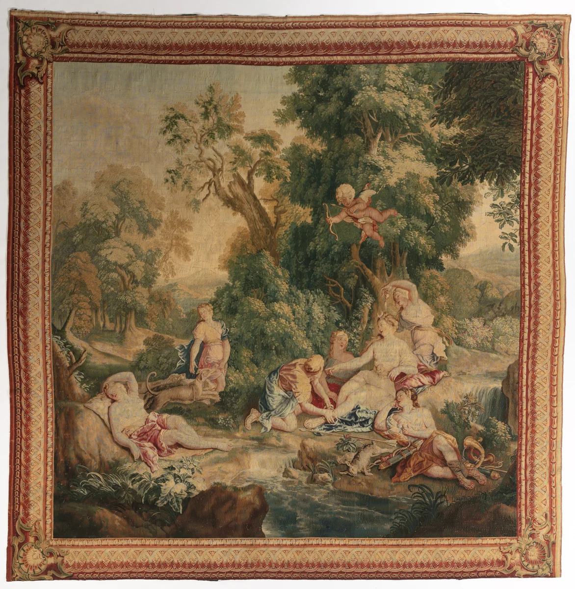 Set of Ovid's Metamorphoses by Gobelins Manufactory, textile, 1704-1731