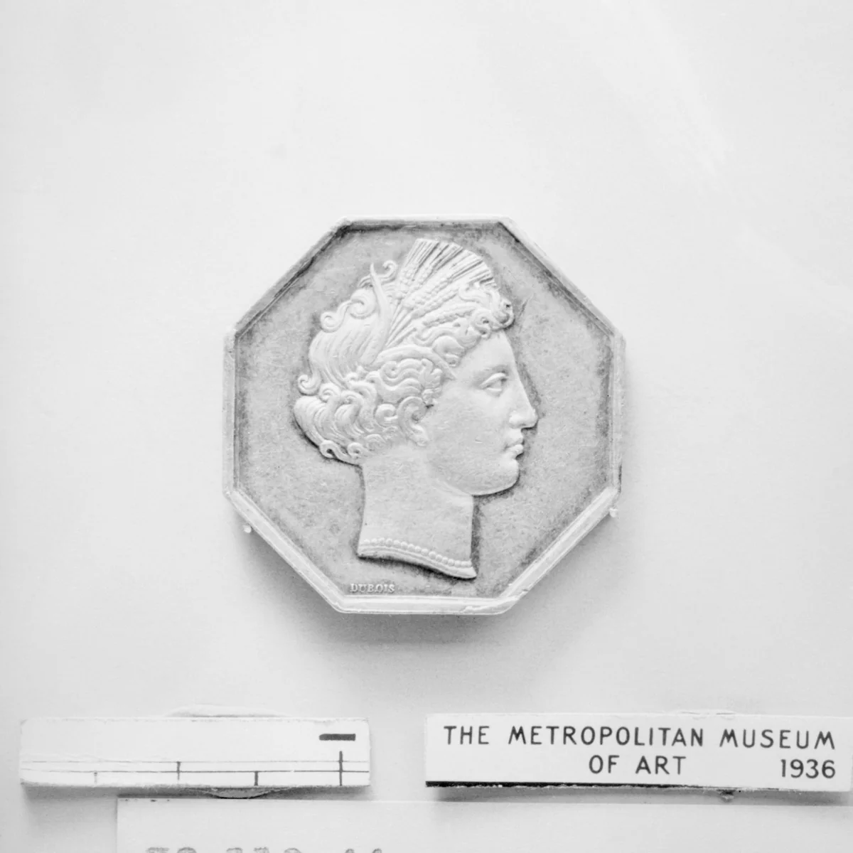 Commemorating the Agricultural Assembly of Amiens by René Dubois, metalwork, 1860-1879