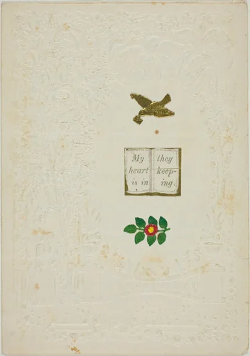 My Heart is in Thy Keeping (Valentine) by Unknown Artist, other, 1801-1900