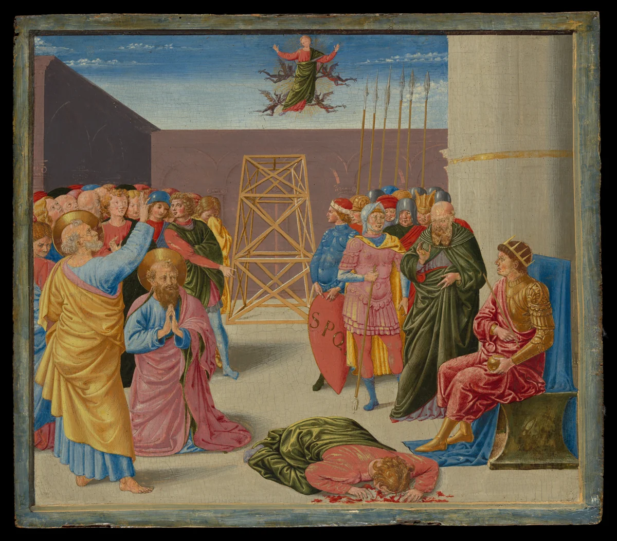 Saint Peter and Simon Magus by Benozzo Gozzoli, painting, 1440-1497
