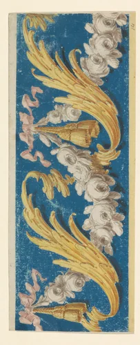 Bladranken en guirlandes by Lambertus Hardenberg, drawing, 1754-1819