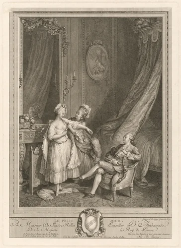 Le Petit Jour by Nicolas Delaunay; Sigmund Freudenberger, print, 1779