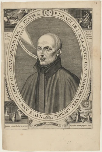 Saint Ignatius de Loyola by Unknown 19th Century, print, 1800-1899