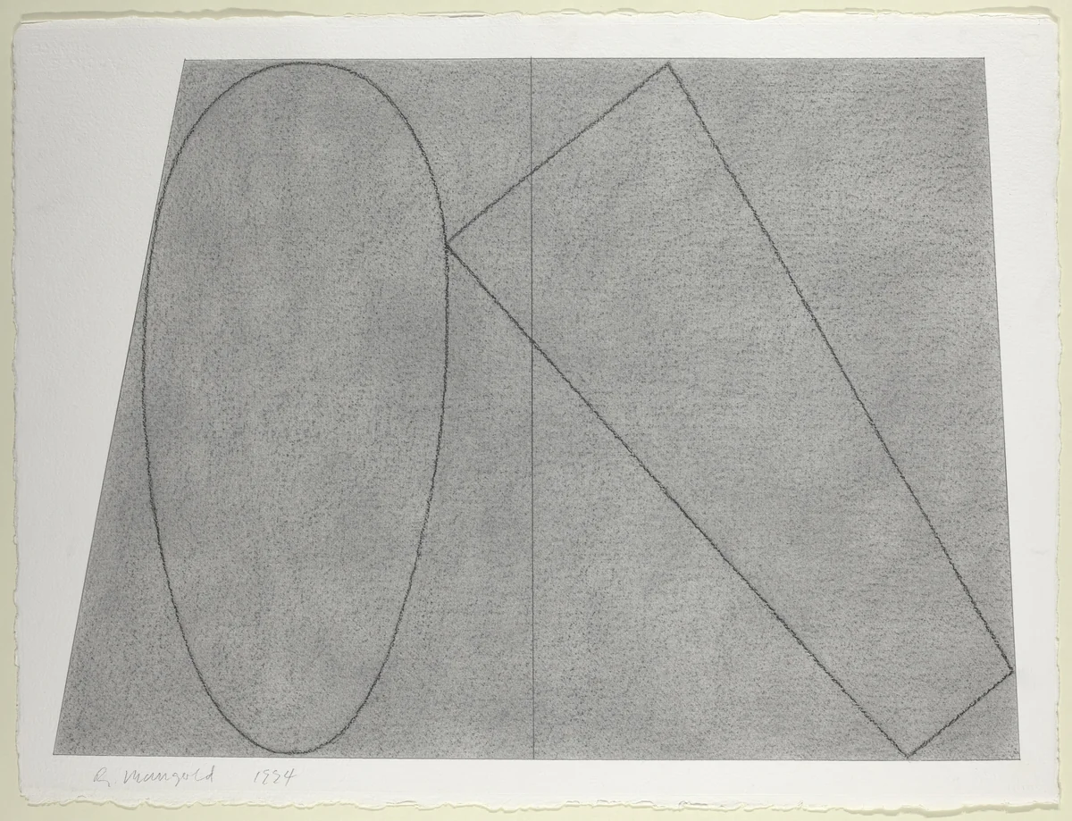 Untitled by Robert Mangold, drawing, 1994