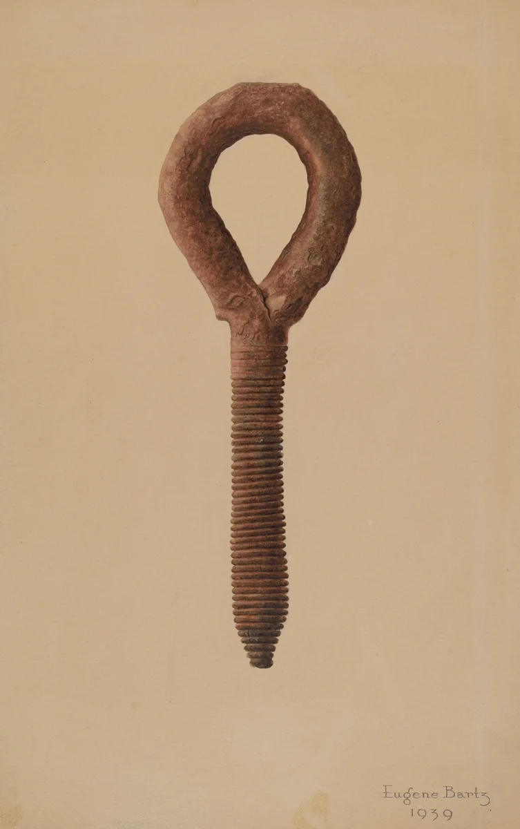 Shroud Deck Eye by Eugene Bartz, index of american design, 1939