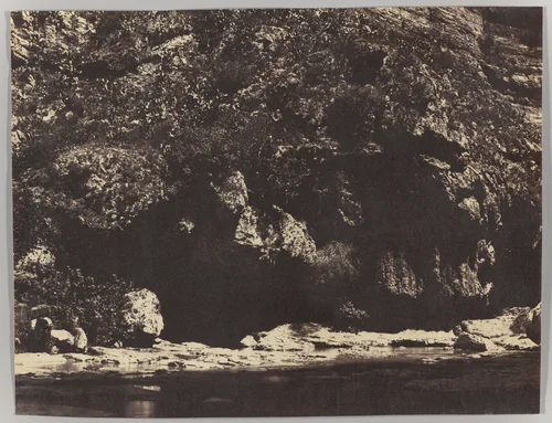 [Bank of the Rhumel, near Constantine, Algeria] by John Beasley Greene, photograph, 1853-1858