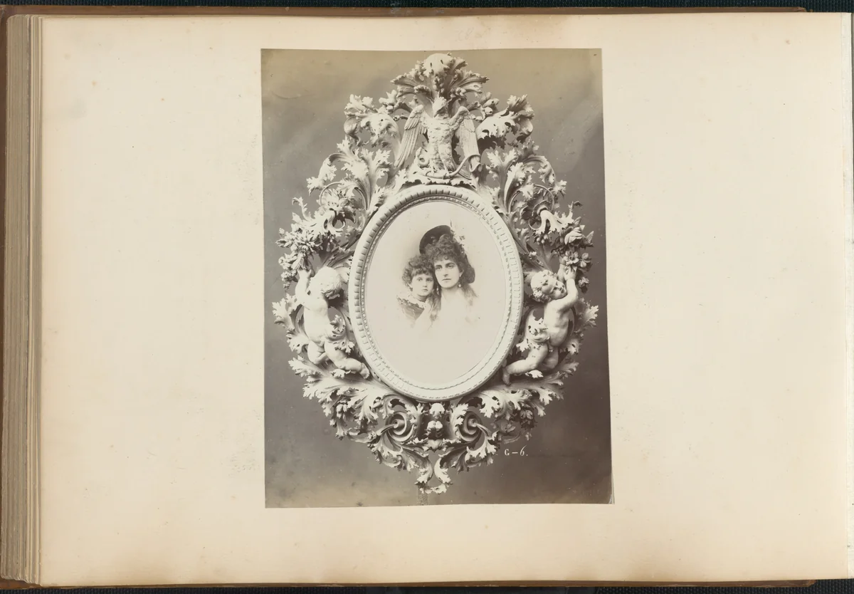 The Madame B Album by Marie-Blanche Hennelle Fournier, photograph, 1870-1879