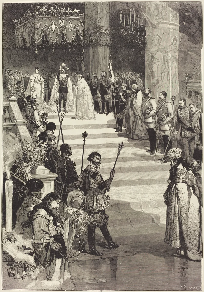 Le Couronnement de l'Empereur Alexandre III de Russie (27 Mai) by Auguste Lepère, portfolio, 1883