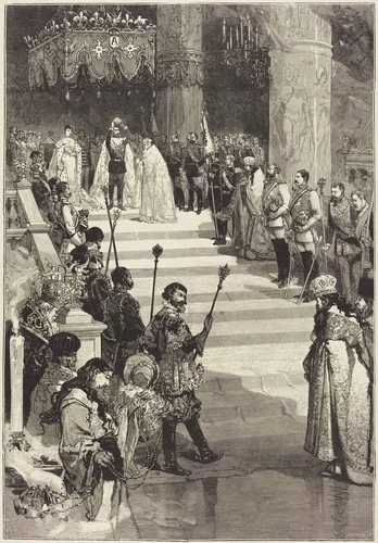 Le Couronnement de l'Empereur Alexandre III de Russie (27 Mai) by Auguste Lepère, portfolio, 1883