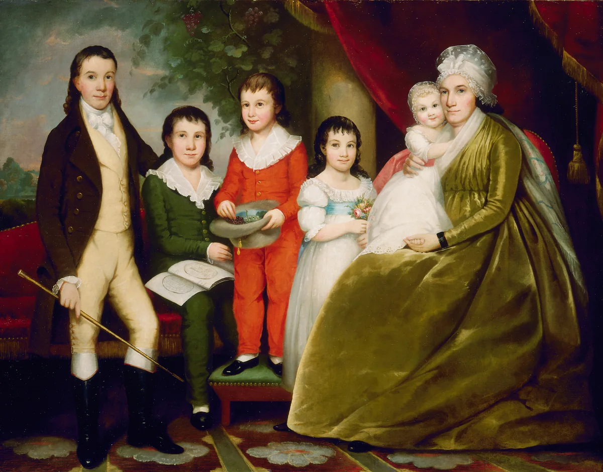 Mrs. Noah Smith and Family by Ezra Ames
Ralph Earl, painting, 1830