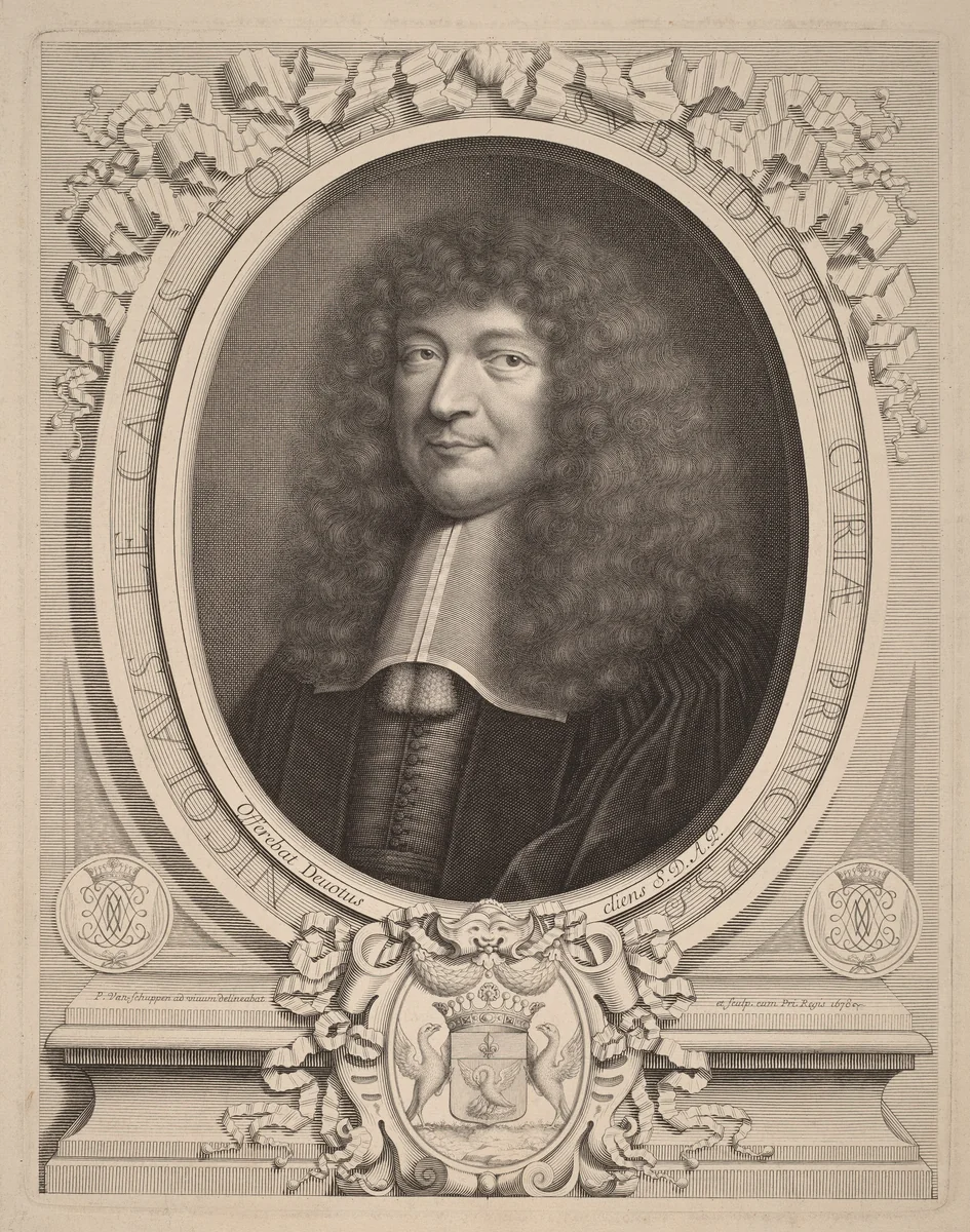 Nicolas Le Camus by Peter Ludwig van Schuppen, print, 1678