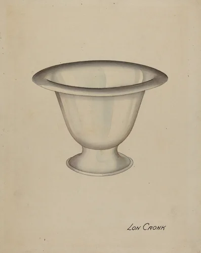 Silver Bowl by Lon Cronk, index of american design, 1936