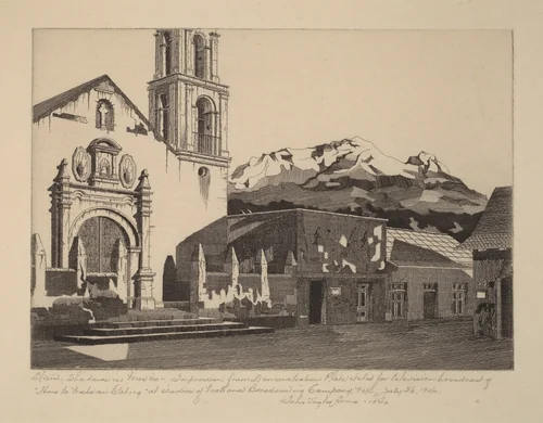 Shadows in Mexico (Sketch) by John Taylor Arms, print, 1936-1940