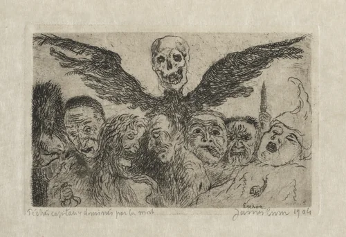 The Seven Deadly Sins: Title Page by James Ensor, print, 1902-1904