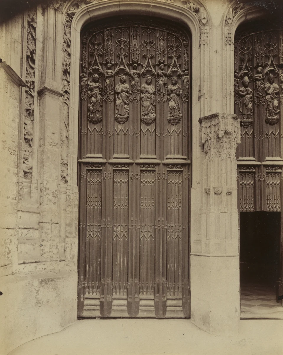 Beauvais, Porte Cathédrale by Eugène Atget, photograph, 1904